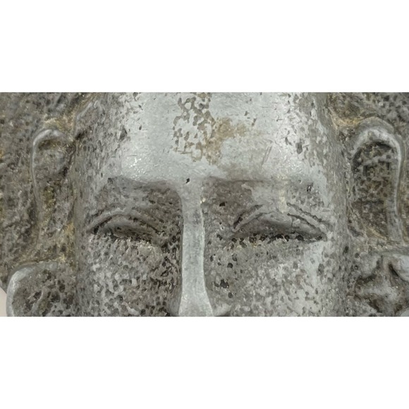 Art Nouveau Maiden Mask Cast Metal Furniture Mount Figural Architectural Salvage - Picture 5 of 11